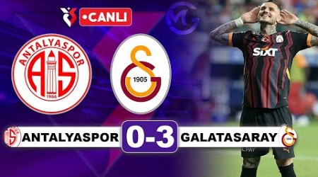 Antalyaspor 0-3 Galatasaray / Süper Lig Canlı Yayın