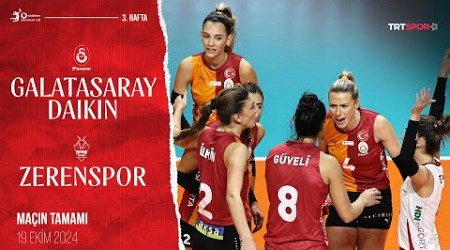 Maçın Tamamı | Galatasaray Daikin - Zeren Spor &#39;Vodafone Sultanlar Ligi&#39;