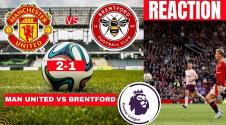 Manchester United vs Brentford 2-1 Live Premier League Football EPL Match Score Highlights Utd FC