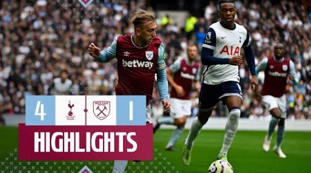 Tottenham Hotspur 4-1 West Ham | Premier League Highlights