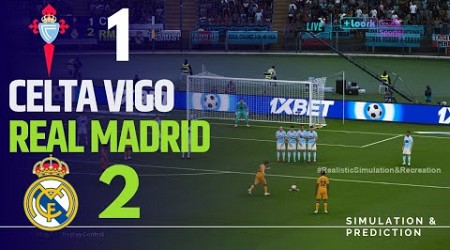 CELTA VIGO 1-2 REAL MADRID • Highlights • LaLiga 24/25 | Simulación/Recreación