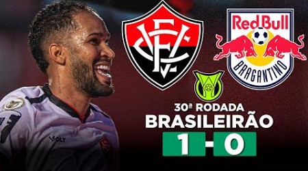 VITÓRIA VENCE BRAGANTINO NO BARRADÃO E RESPIRA NO BRASILEIRÃO! VITÓRIA 1 x 0 BRAGANTINO | Narração