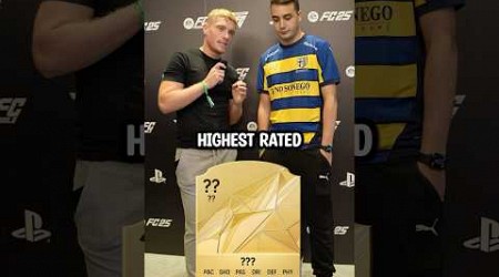 WHO IS THE HIGHEST RATED PLAYER FROM THE SERIE A? 