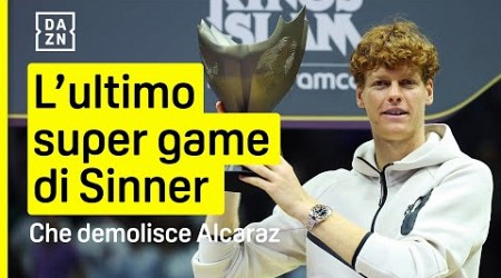 SINNER prende a pallate ALCARAZ: l&#39;ultimo game è IRREALE | Six Kings Slam | DAZN