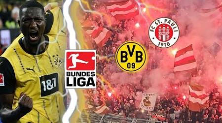 DORTMUND VS ST. PAULI HIGHLIGHTS | TRAUMTOR UND SPANNUNG PUR | BUNDESLIGA STADIONVLOG ⚽️