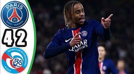 PSG vs Strasbourg 4-2 || All Goals &amp; Extended Highlights || Ligue 1 2024/25