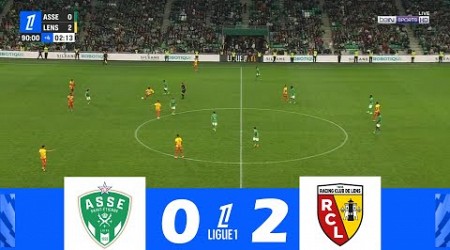 AS Saint-Étienne contre RC Lens [0-2] | Ligue 1 2024/25 | Résumé de Match !