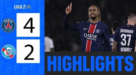 PSG 4-2 Strasbourg RÉSUMÉ | Ligue 1 MC Donalds 2024