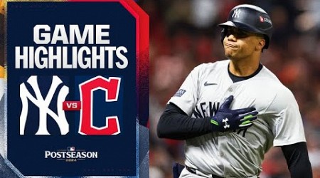 Yankees vs. Guardians ALCS Game 4 Highlights (10/18/24) | MLB Highlights