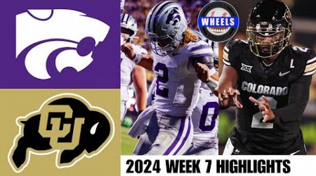 Colorado vs #18 Kansas State | Full Game Highlights | 2024 College Football Highlights