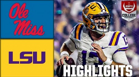 Ole Miss Rebels vs. LSU Tigers | Full Game Highlights | ESPN College Football