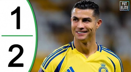 Cristiano Ronaldo Goal - Al-Shabab vs Al-Nassr 1-2 Extended Highlights &amp; Goals 2024