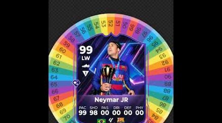 I Re-spun NEYMAR JR FC 25 Card at BARCELONA! #fifa #spinner #soccer #football