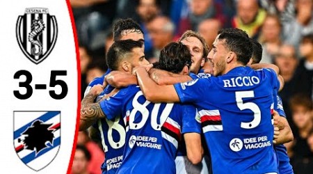 Cesena-Sampdoria (3-5) Tutti i gol e gli highlights