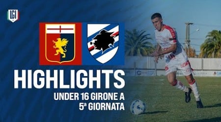 Highlights Genoa-Sampdoria U16, 5ª giornata stagione 2024-25