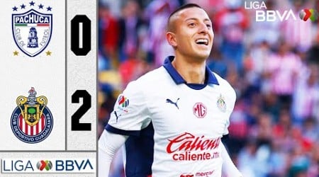 Pachuca vs Chivas 0-2 Resumen Y Goles Completo 