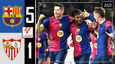 Barcelona vs Sevilla Tadi Malam • Highlights &amp; All Goals 2024 • Barcelona Tadi Malam