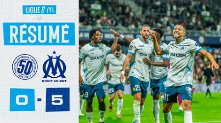 Montpellier 0-5 OM : Le résumé du match