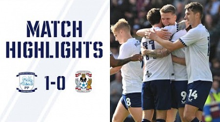 Highlights | PNE 1 Coventry City 0