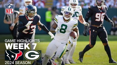 Houston Texans vs. Green Bay Packers | 2024 Week 7 Game Highlights