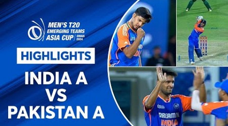 #INDvPAK Highlights: Kamboj (3/33) shines as IND A won by 7 runs 