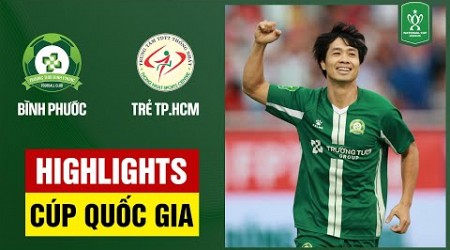 Highlights: Bình Phước - Trẻ Hồ Chí Minh | Công Phượng ghi bàn, đẳng cấp lên tiếng