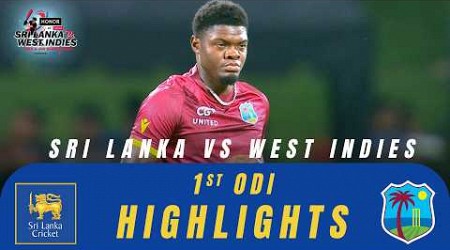 1st ODI | Highlights | West Indies Tour Of Sri Lanka | 20th October 2024