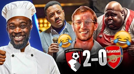 EXPRESSIONS COOKS ROBBIE, TROOPZ &amp; LEE GUNNER AS JASON BOURNEMOUTH BEAT ARSENAL!!