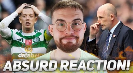 The ABSURD reaction to Celtic dropping points... then Rangers lose.