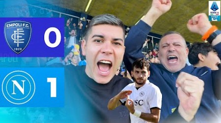 SOGNIAMO!! EMPOLI-NAPOLI 0-1 | LIVE REACTION NAPOLETANI dallo STADIO CASTELLANI