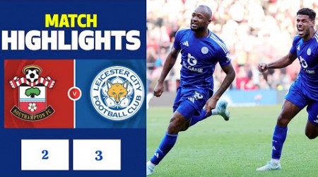 Southampton vs Leicester City (2-3) Highlights | Premier League | leicester southampton | Ayew Goal