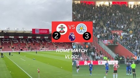 Southampton vs Leicester City Vlog | Shameful 3-2 Defeat 