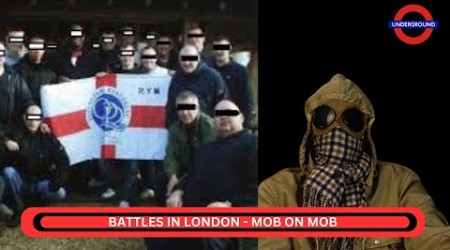 FOOTBALL HOOLIGANS AWAY DAY IN LONDON - BATTLE WITH QPR BUT WEST HAM &amp; MILLWALL ALWAYS LURKING