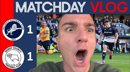 MILLWALL V DERBY COUNTY VLOG! ( IVANOVIC’S FIRST GOAL! )