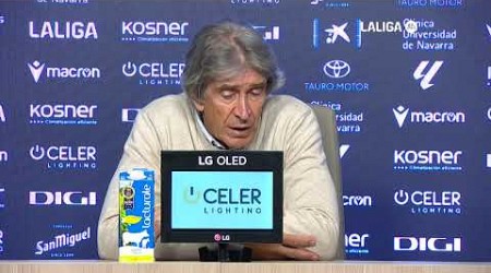 Pellegrini: &quot;La clave ha sido presionarlos en campo contrario&quot;