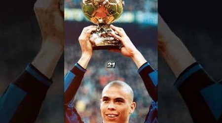 Ronaldo R9 WINS Ballon d&#39;Or 1997 