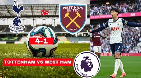 Tottenham vs West Ham 4-1 Live Stream Premier League Football EPL Match Score Today Highlights Vivo