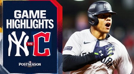 Yankees vs. Guardians ALCS Game 5 Highlights (10/19/24) | MLB Highlights