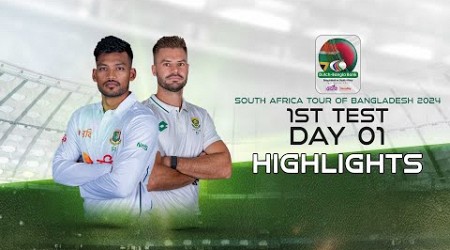 Bangladesh vs South Africa | Highlights | 1st Test | Day 1 | South Africa tour of Bangladesh 2024