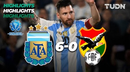 HIGHLIGHTS - Argentina 6-0 Bolivia | CONMEBOL-Eliminatoria 2024 |