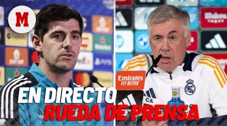 EN DIRECTO I Rueda de prensa de Ancelotti y Courtois previa al partido ante el Borussia Dortmund