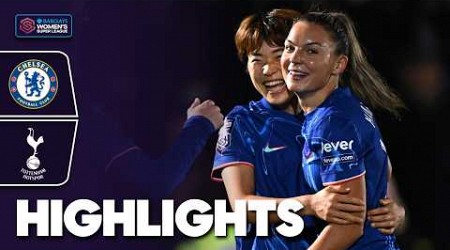 Kaneryd&#39;s Double as Chelsea Hit Five | Chelsea v Tottenham Hotspur Highlights | Barclays WSL 2024-25