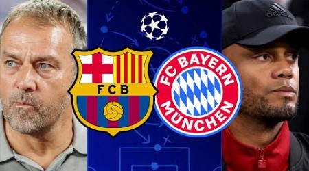 Barcelona vs Bayern Munich, UEFA Champions League 24/25 - TACTICAL PREVIEW