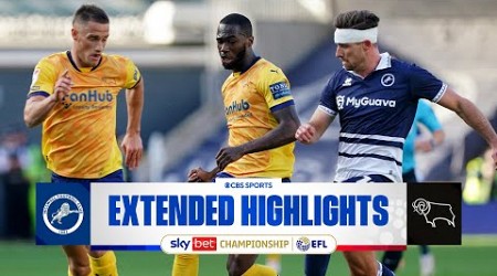 Millwall vs. Derby County: Extended Highlights | EFL Championship | CBS Sports Golazo