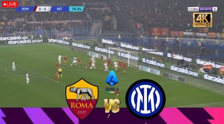 ROMA VS INTER MILAN | LIVE SERIE A 2024/2025 | FULL MATCH STREAMING PES 2021 SIMULATION