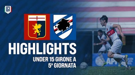 Highlights Genoa-Sampdoria U15, 5ª giornata stagione 2024-25