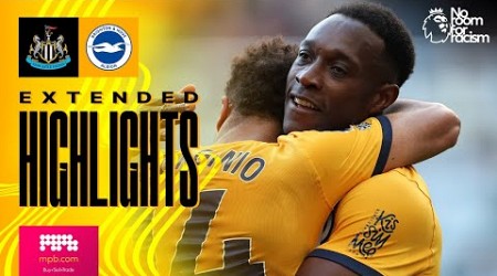 EXTENDED HIGHLIGHTS | Newcastle v Brighton | Premier League