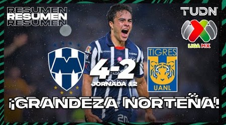 HIGHLIGHTS | Monterrey 4-2 Tigres | Liga Mx -AP2024 - J12 | TUDN