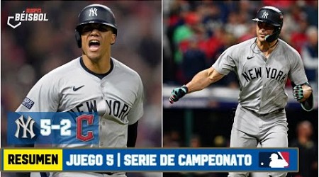 YANKEES REGRESAN A LA SERIE MUNDIAL. JUAN SOTO sella la victoria vs Guardians | MLB | ESPN Béisbol