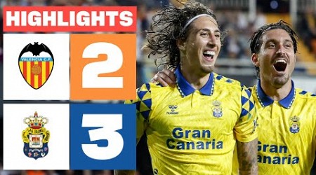 VALENCIA CF 2 - 3 UD LAS PALMAS I RESUMEN LALIGA EA SPORTS